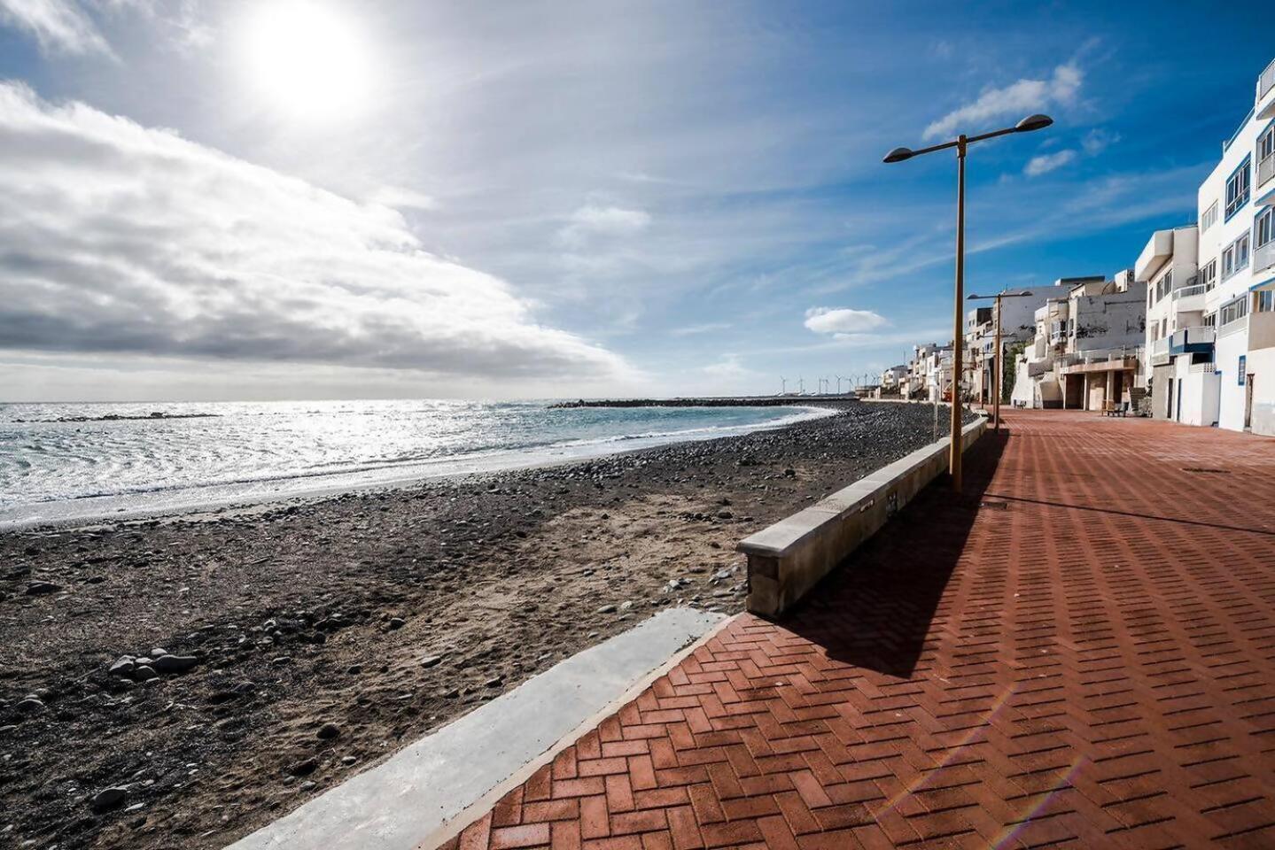 Апартаменты Playa Azul Amplio Y Luminoso Con Vistas Al Mar Pozo Izquierdo Экстерьер фото